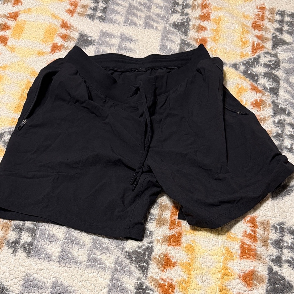 lululemon athletica Men's Black Athletic Shorts